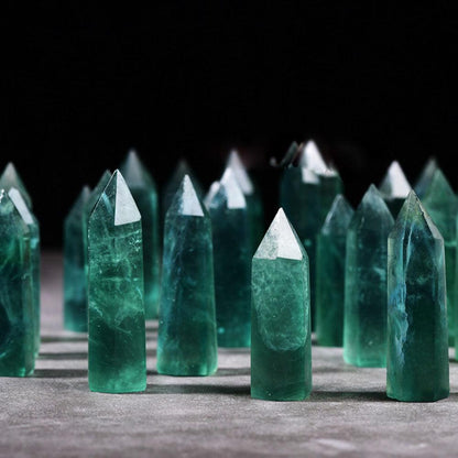 Cristal de Fluorita Hexagonal Verde - mudhouse