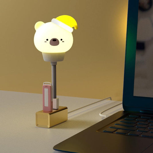 Luz de Noche LED USB con Diseño de Osito - mudhouse