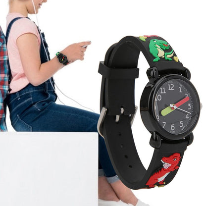 Reloj Infantil de Cuarzo con Dinosaurios - mudhouse