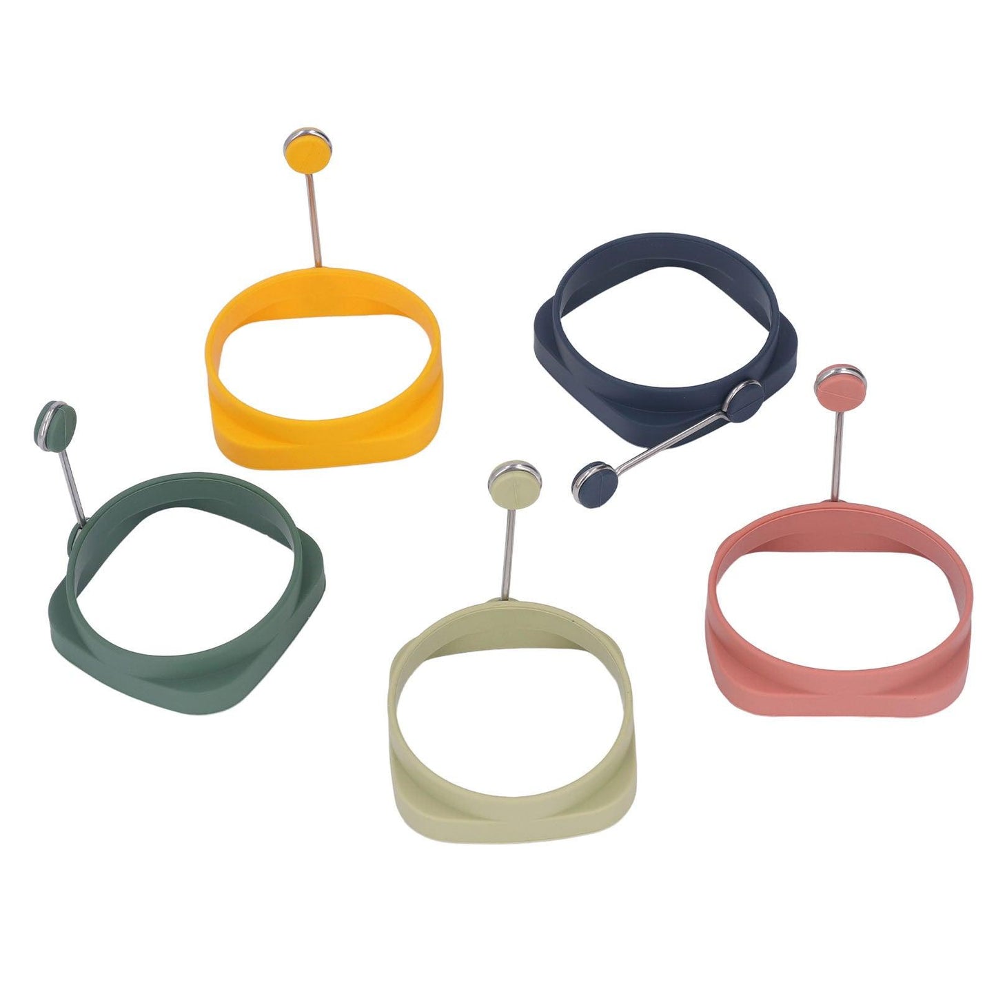 Anillos para Freír Huevos con Mango (5 Piezas) - mudhouse