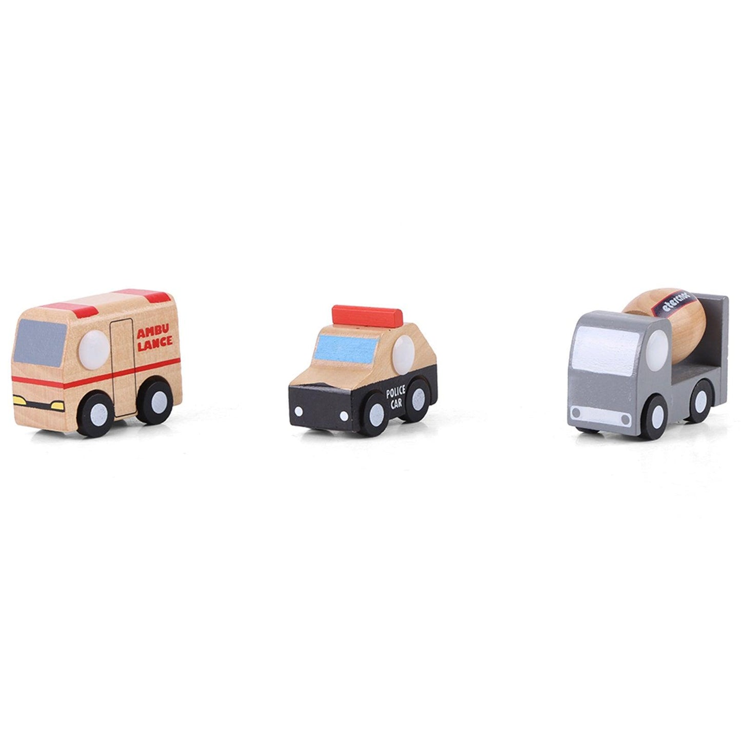 Set de 12 Coches de Juguete de Madera - mudhouse