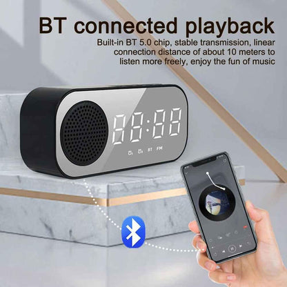 Reloj Despertador Digital con Bluetooth y Radio FM - mudhouse