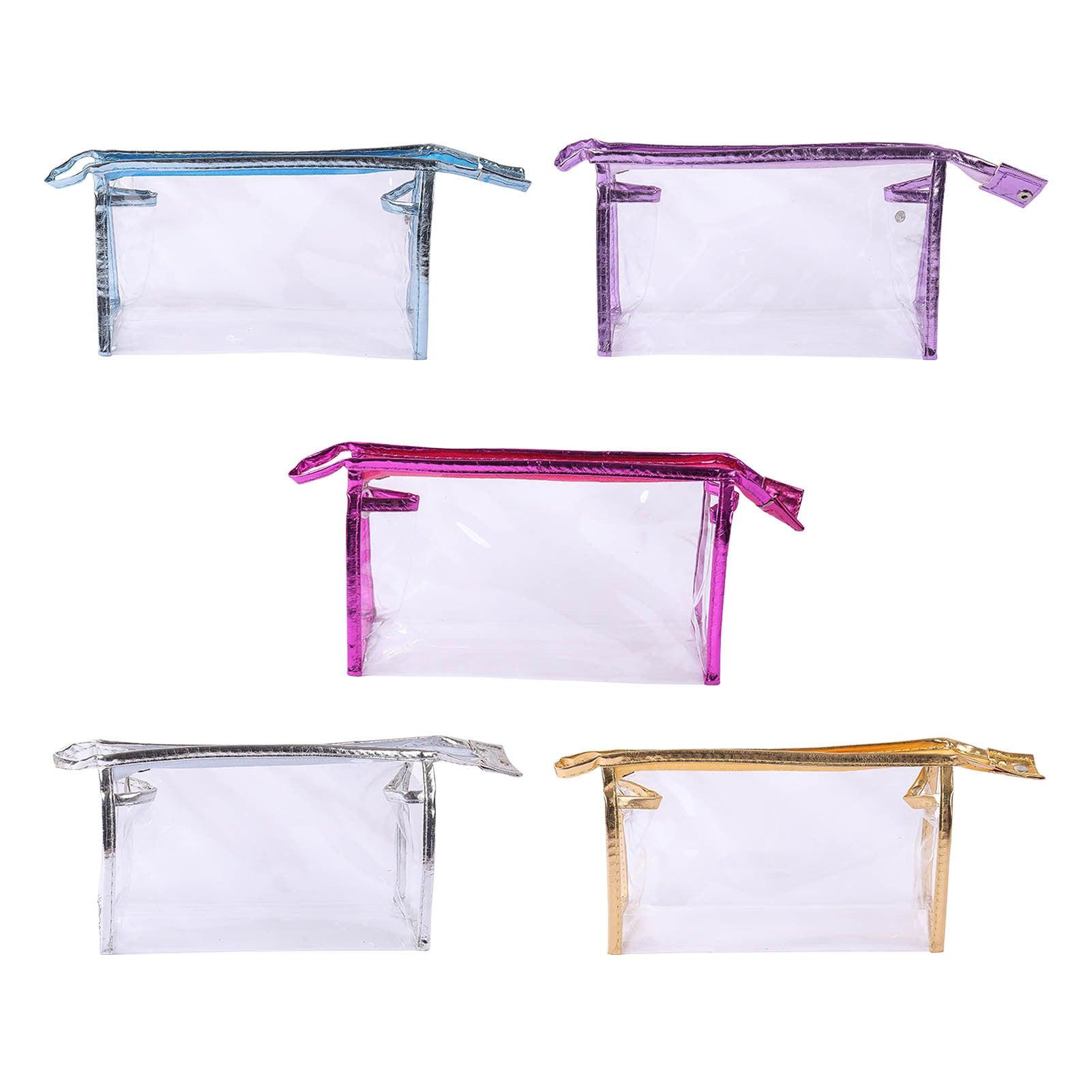 Bolsas Transparentes para Cosméticos y Viaje (Set de 5) - mudhouse