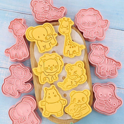 Set de Cortadores de Galletas con Forma de Animales (8 Piezas) - mudhouse