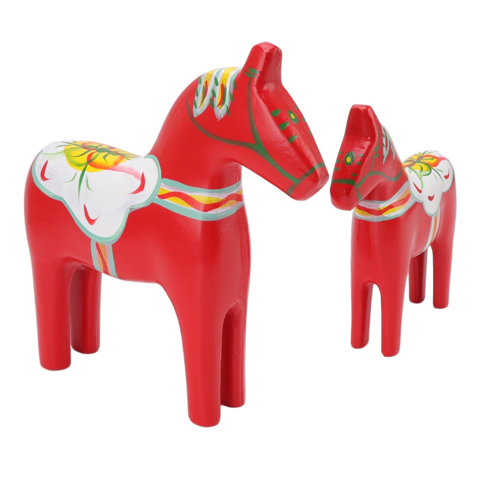 Figura de Caballo Dala Sueco de Madera - mudhouse