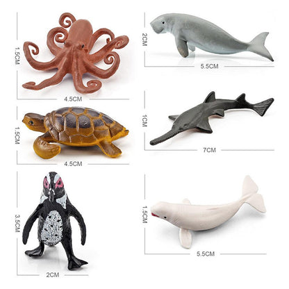 Mini Figurines de Animales Marinos - mudhouse