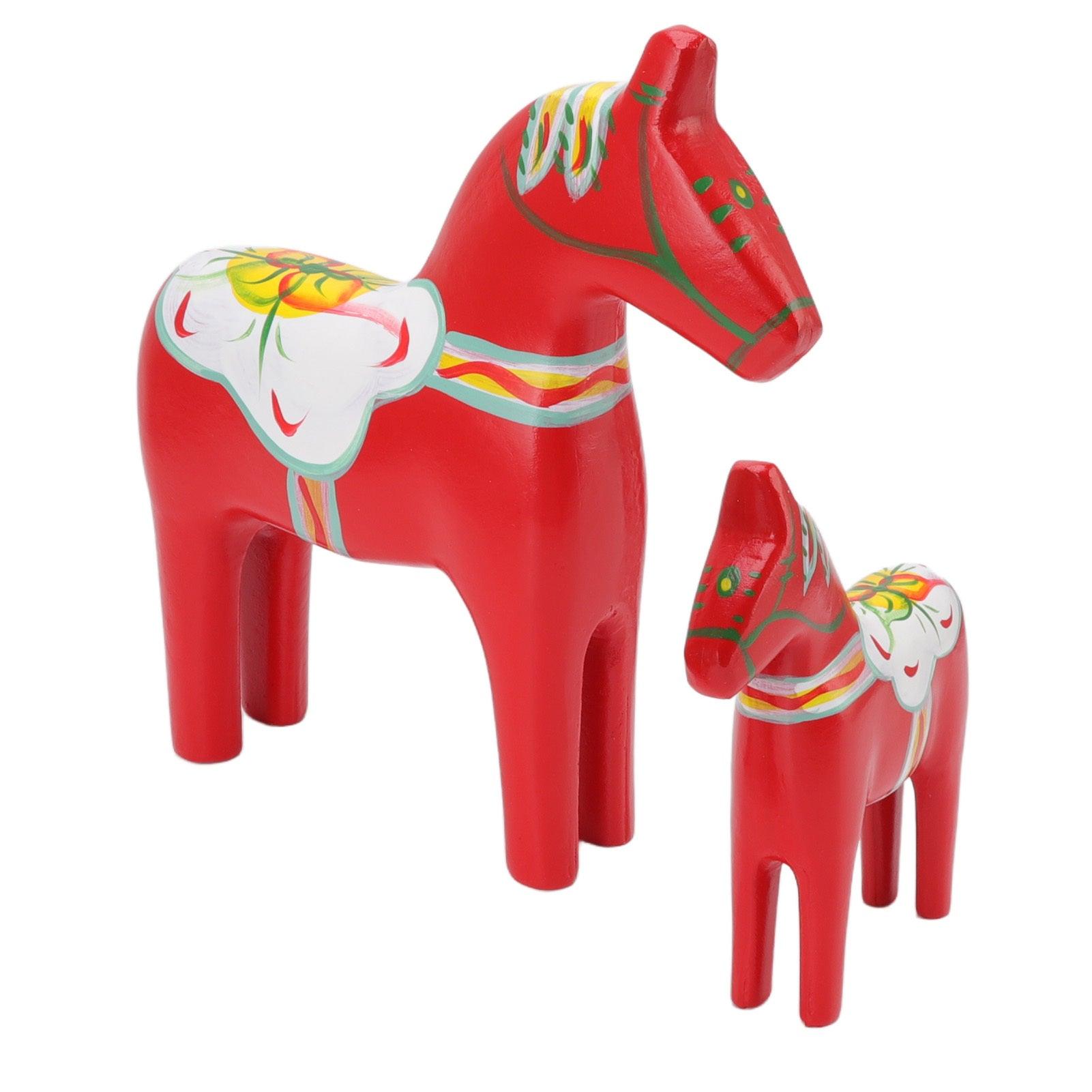 Figura de Caballo Dala Sueco de Madera - mudhouse