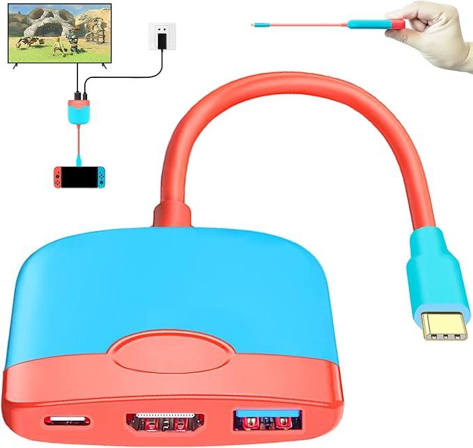 Base Portátil para Switch con Interfaz 3 en 1 - mudhouse