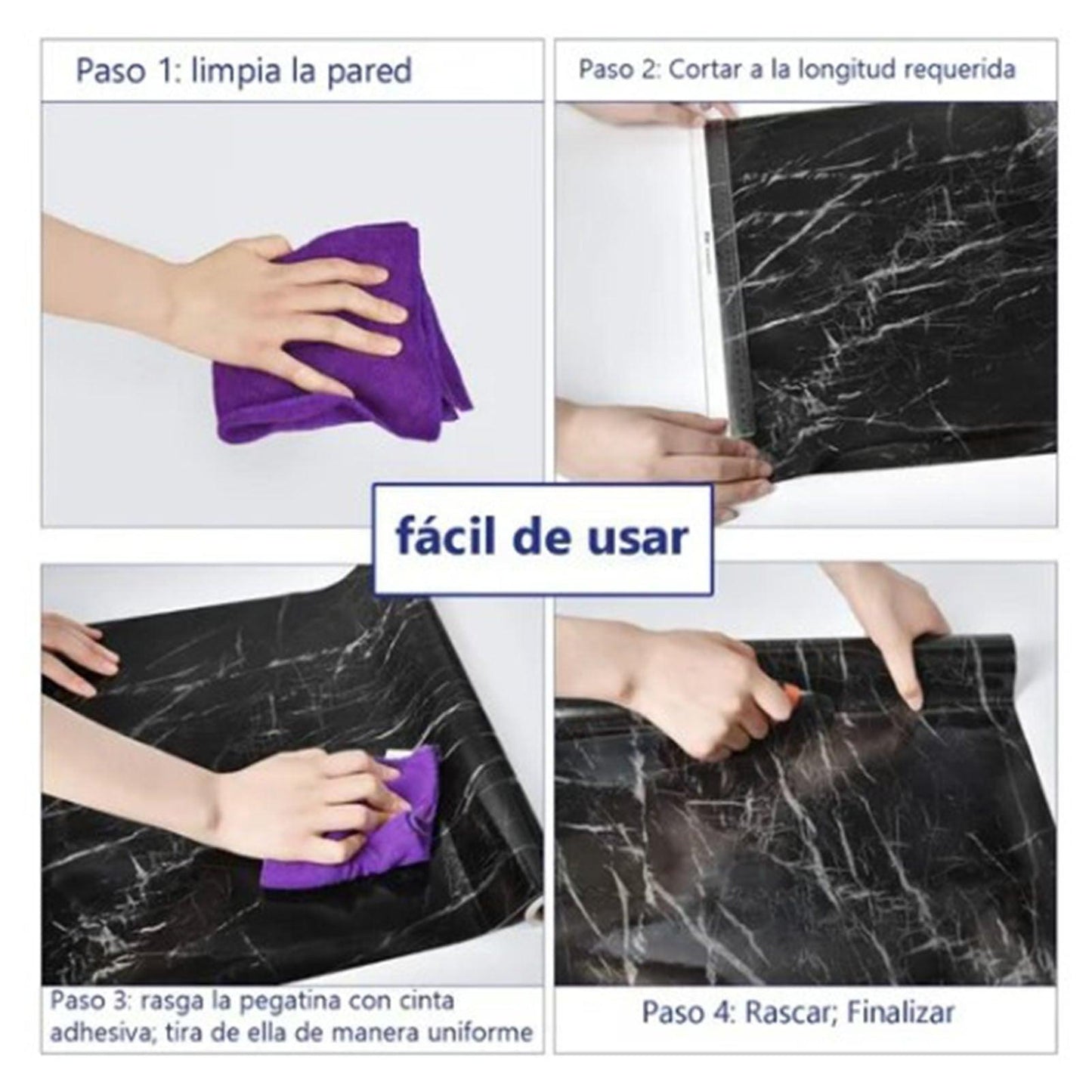 Papel Pintado de Mármol Autoadhesivo - mudhouse