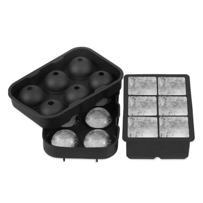 Set de Moldes de Hielo - Cubos y Esferas de Silicona - mudhouse