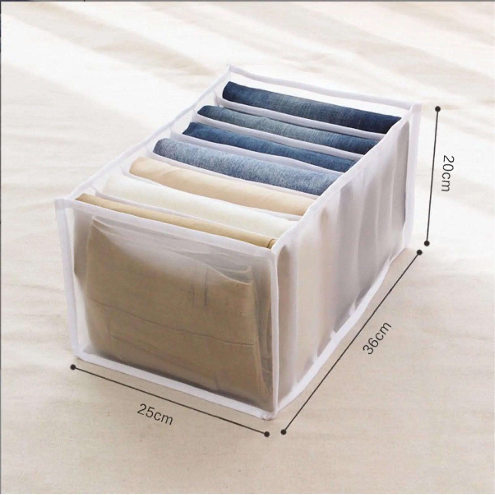 2 Cajas de Almacenamiento para Pantalones (7 Compartimentos) - mudhouse