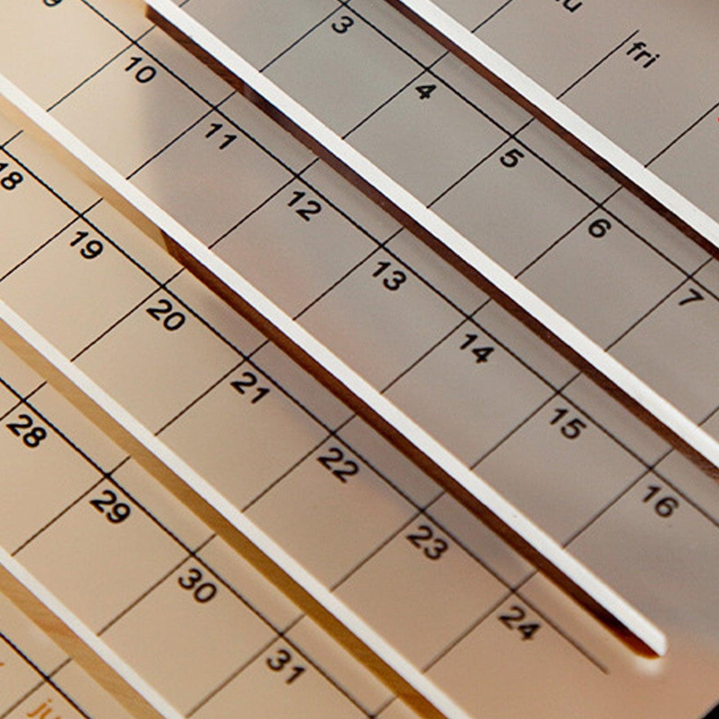 Calendario de Escritorio Mensual Perpetuo - mudhouse