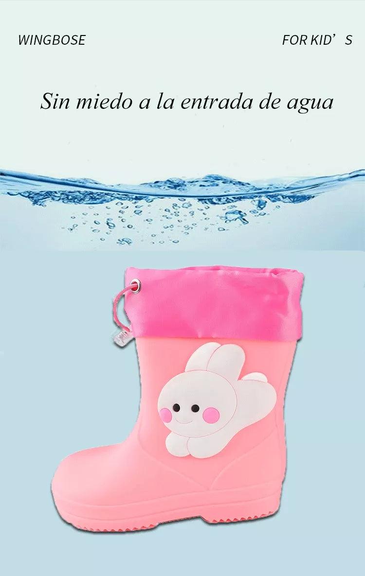 Botas de Lluvia para Niños con Diseño de Conejito - mudhouse