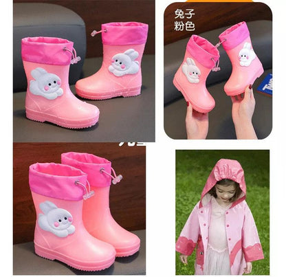 Botas de Lluvia para Niños con Diseño de Conejito - mudhouse