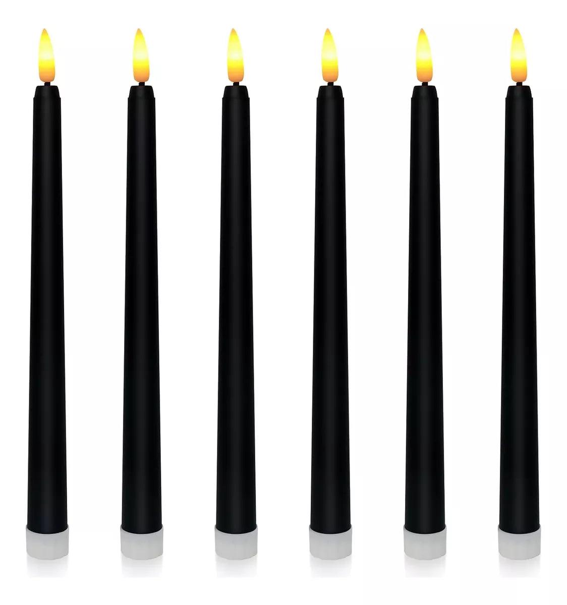 Set de 4 Velas LED Cónicas Sin Llama - mudhouse