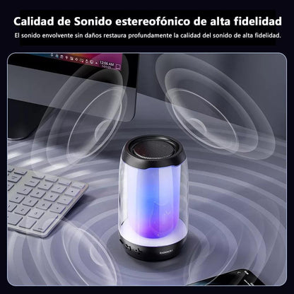 Altavoz Bluetooth Inalámbrico con Luz Ambiental - mudhouse