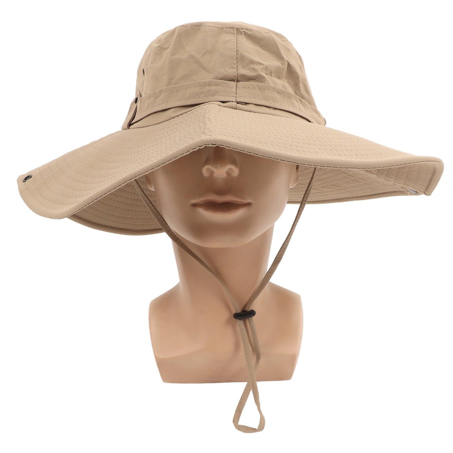 Fishing Hat Over UPF 50 UV Protection Adjustable Waterproof Versatile Wide Brim Bucket Hat for Outdoor Fishing Khaki - mudhouse