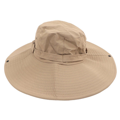 Fishing Hat Over UPF 50 UV Protection Adjustable Waterproof Versatile Wide Brim Bucket Hat for Outdoor Fishing Khaki - mudhouse