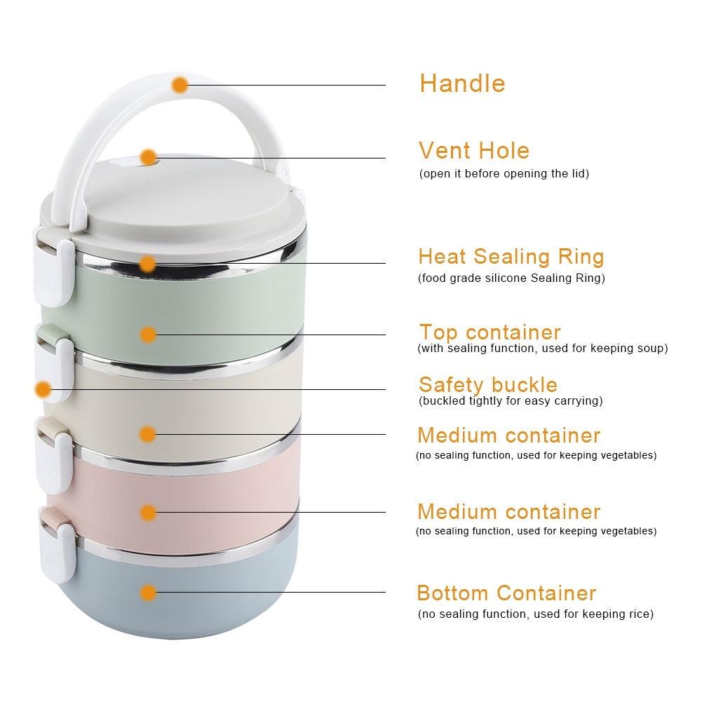 Contenedor de Alimentos de Acero Inoxidable - mudhouse