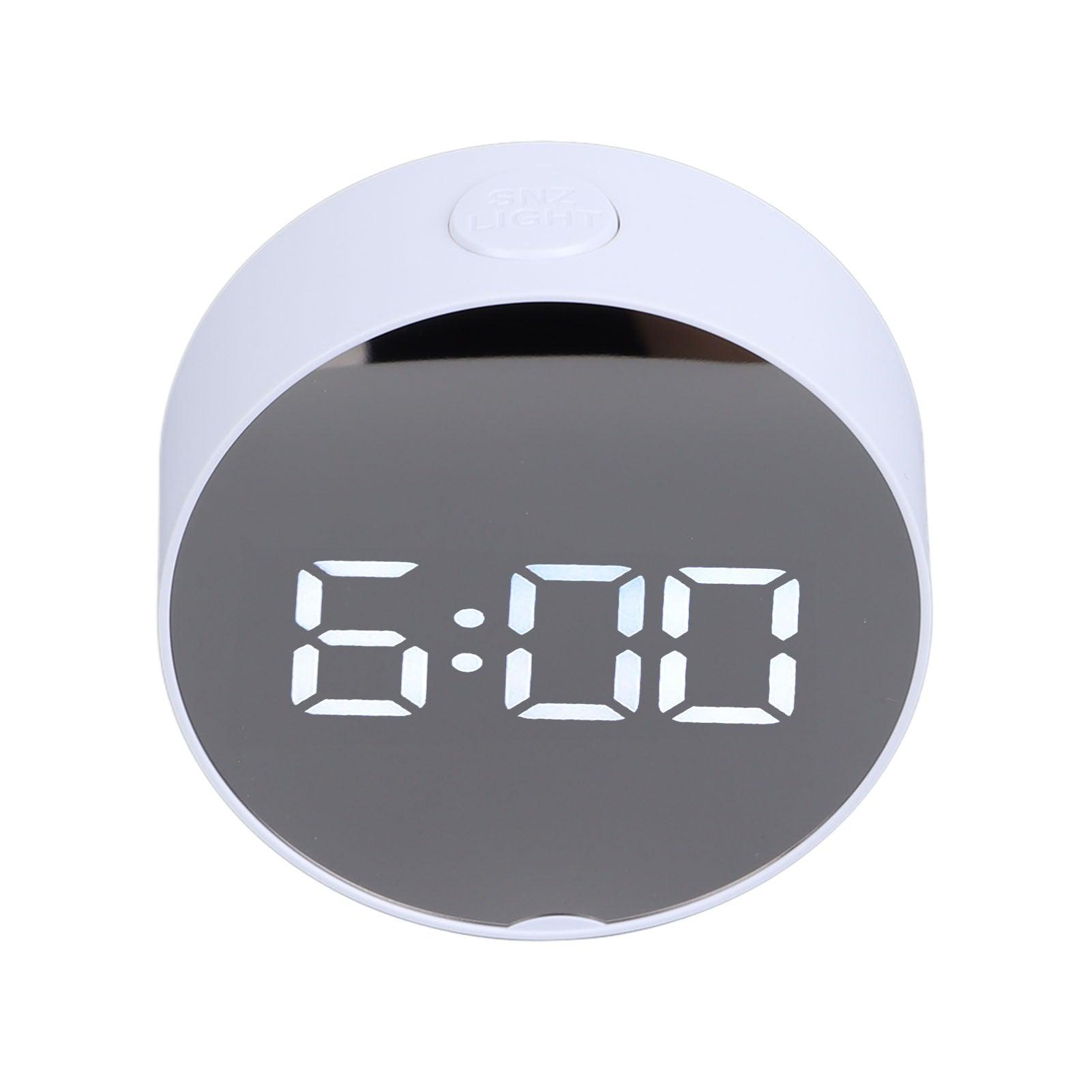 Reloj Despertador Digital con Espejo LED - mudhouse