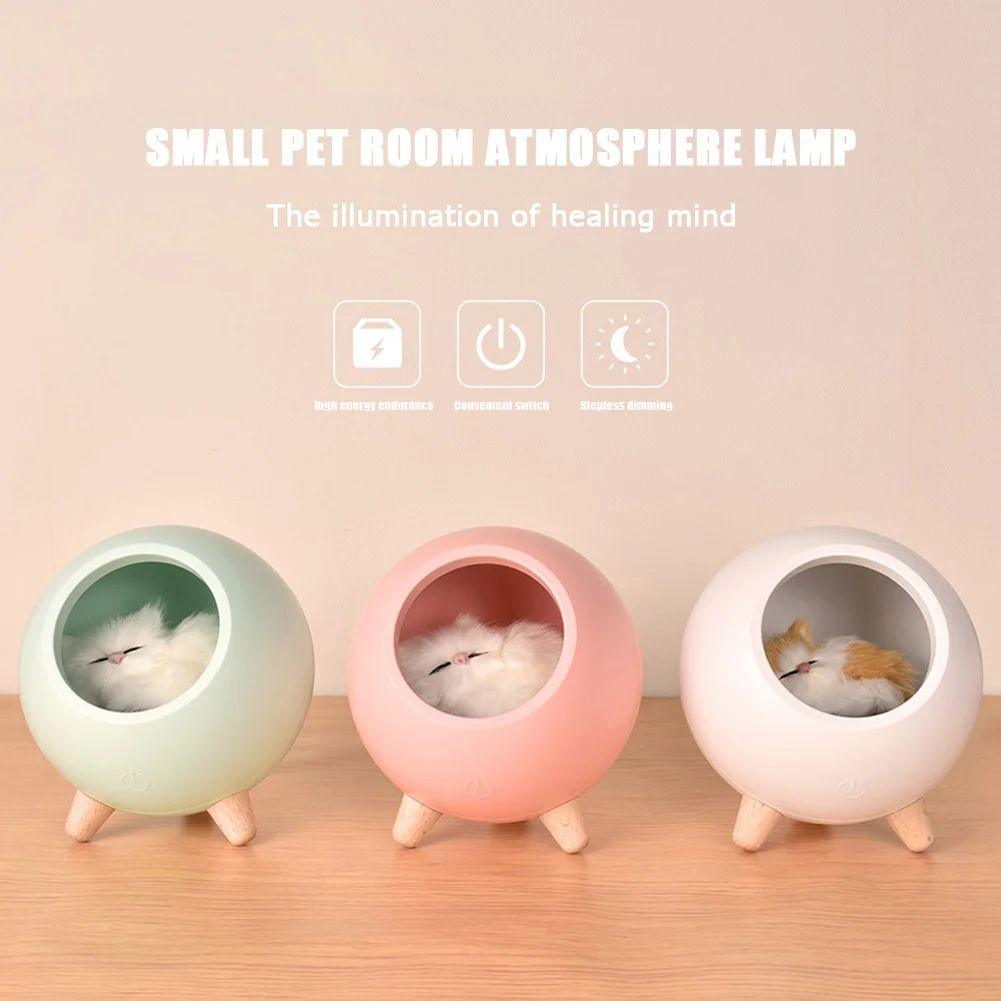 Luz de Noche LED con Diseño de Gatito - mudhouse