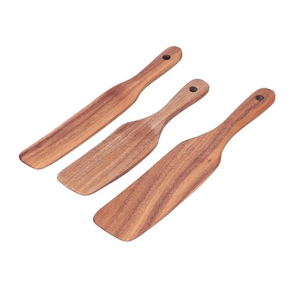 Espátulas de Madera de Teak (Set 3) - mudhouse