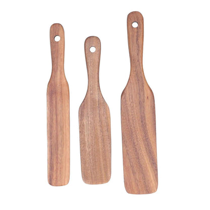 Espátulas de Madera de Teak (Set 3) - mudhouse